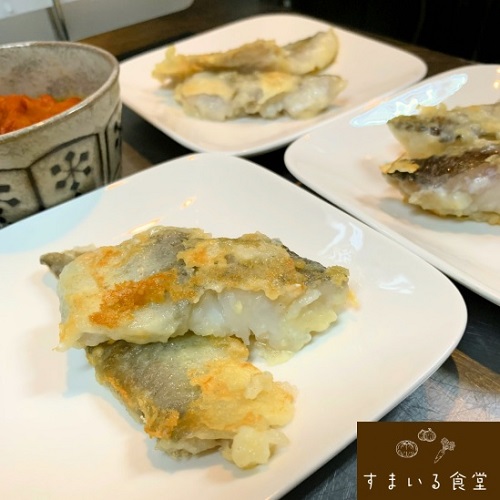 河内長野すまいる食堂タラのトマトソース