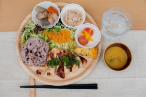 河内長野すまいる食堂鶏の塩こうじ焼ランチ
