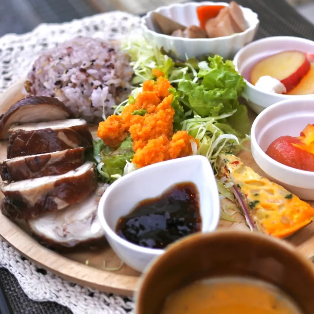 河内長野すまいる食堂鶏の紅茶煮ランチ
